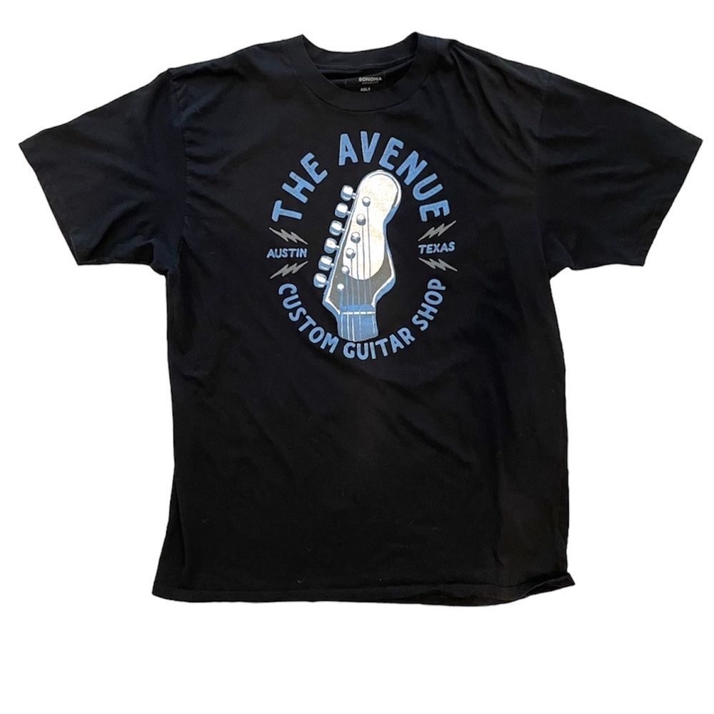 Sonoma Goods For Life The Avenue Custom Guitar Shop T-Shirt Men’s XXLT (Tall)